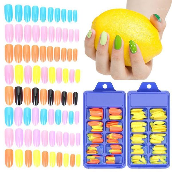 100pcs candy colors ballerina coffin full cover false nail tips press on finger detachable manicure oval long shape matte diy1, Red;gold
100pcs candy colors ballerina coffin full cover false nail tips press on finger detachable manicure oval long shape matte diy1, Red;gold