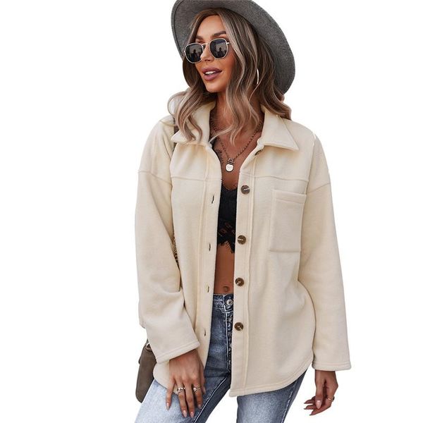 women's jackets multicolor long sleeve thick warm jacket women autumn winter casual single-breasted lapel loose female lr1668, Black;brown
women's jackets multicolor long sleeve thick warm jacket women autumn winter casual single-breasted lapel loose female lr1668, Black;brown