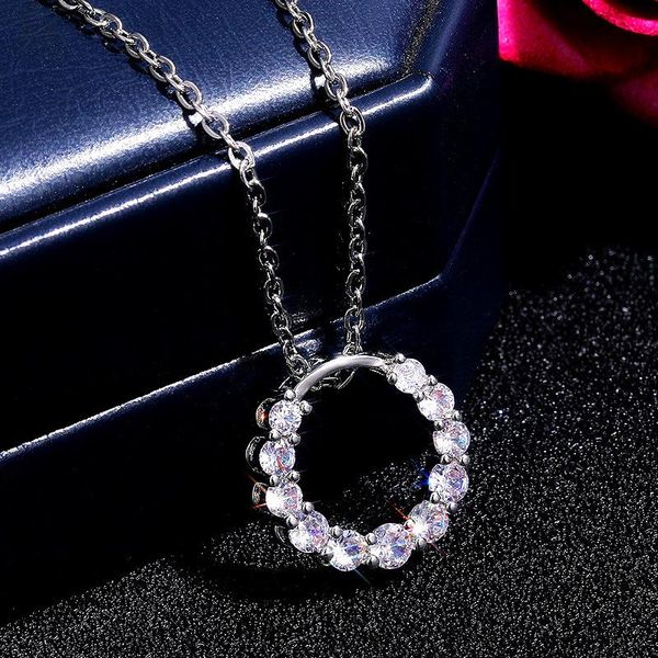 chokers fashion zircon crystal pendant necklace for women statement wedding jewelry elegant hollow circle clavicle chain, Golden;silver
chokers fashion zircon crystal pendant necklace for women statement wedding jewelry elegant hollow circle clavicle chain, Golden;silver