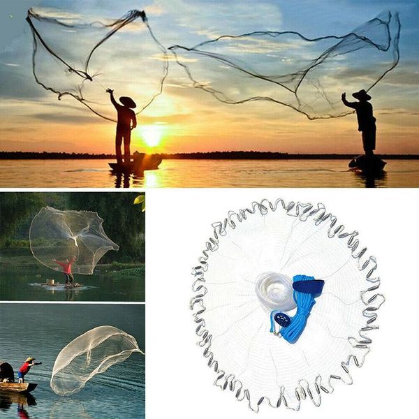 finefish catch fishing net usa cast nets water hand throw network small mesh gill with sinker and without accessories
finefish catch fishing net usa cast nets water hand throw network small mesh gill with sinker and without accessories