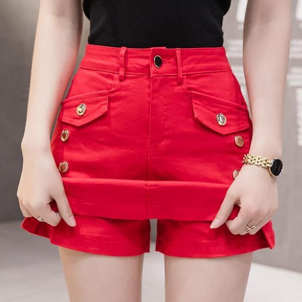 fashion summer denim skirt women short polyester streetwear jeans high waist slim girls slit red femme, White;black
fashion summer denim skirt women short polyester streetwear jeans high waist slim girls slit red femme, White;black