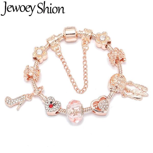 charm bracelets diy rose gold feather & high heels pendants fits quality european style brand bracelet jewelry gift for women, Golden;silver
charm bracelets diy rose gold feather & high heels pendants fits quality european style brand bracelet jewelry gift for women, Golden;silver