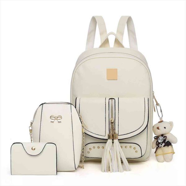 women pu leather backpack rivet small school bags for teenage girls fashion tassel shoulder bag female travel
women pu leather backpack rivet small school bags for teenage girls fashion tassel shoulder bag female travel