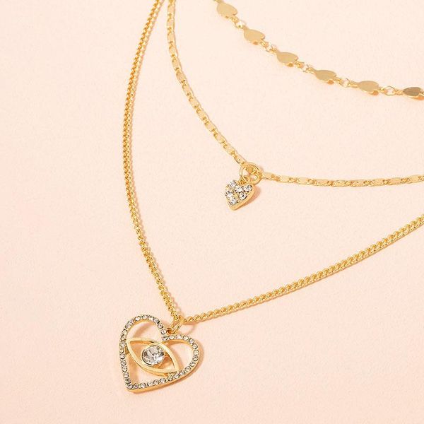 pendant necklaces vintage luxury creative lovely hearty eye necklace for women gold color crystal party jewelry accessories gift, Silver
pendant necklaces vintage luxury creative lovely hearty eye necklace for women gold color crystal party jewelry accessories gift, Silver
