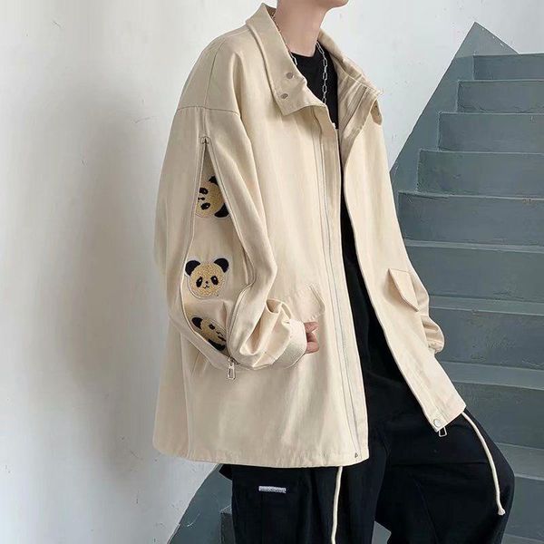 men's jackets neploha autumn solid color casual jacket coat harajuku long sleeve shirt loose zipper vantage male, Black;brown
men's jackets neploha autumn solid color casual jacket coat harajuku long sleeve shirt loose zipper vantage male, Black;brown