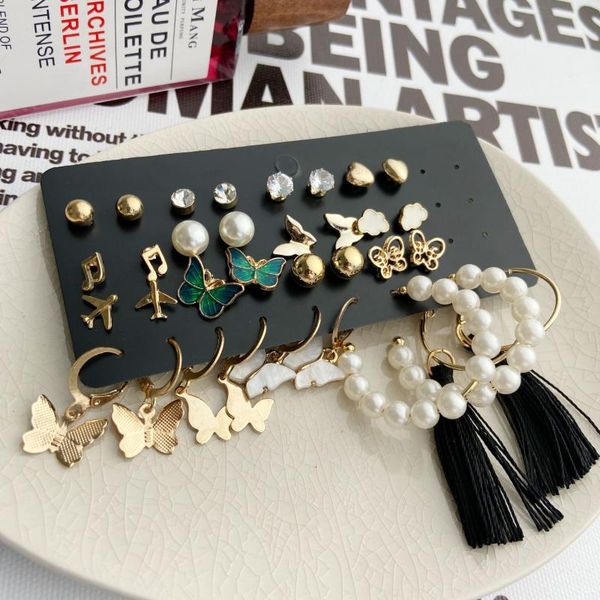 dangle & chandelier trendy big hoop pearl earrings set for women fashion butterfly earring bohemia tassel wedding jewelry gifts, Silver
dangle & chandelier trendy big hoop pearl earrings set for women fashion butterfly earring bohemia tassel wedding jewelry gifts, Silver