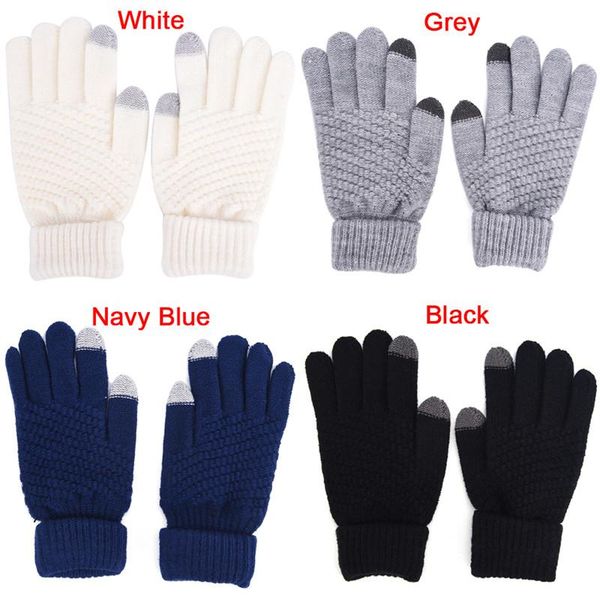five fingers gloves 1 pair warmer smartphones for driving touch screen men women soft knitting elasticity winter, Blue;gray
five fingers gloves 1 pair warmer smartphones for driving touch screen men women soft knitting elasticity winter, Blue;gray