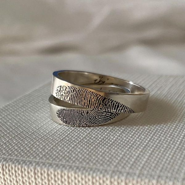 wedding rings punk heart-shaped fingerprint couple ring for women men vintage metal silver color engagement jewelry accessories, Slivery;golden
wedding rings punk heart-shaped fingerprint couple ring for women men vintage metal silver color engagement jewelry accessories, Slivery;golden