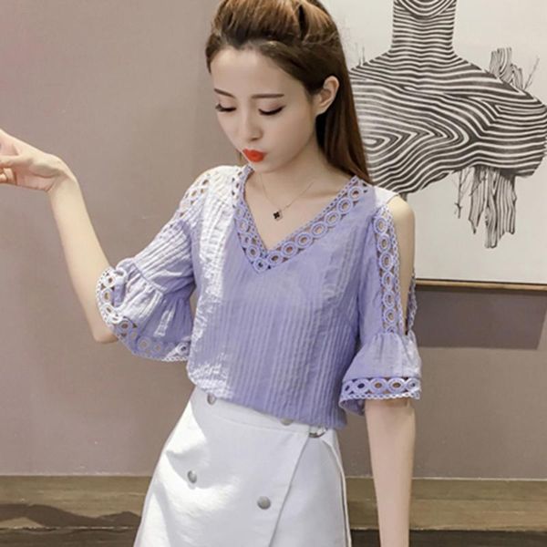 women's blouses & shirts off shoulder design women summer style chiffon lady casual short flare sleeve feminine, White
women's blouses & shirts off shoulder design women summer style chiffon lady casual short flare sleeve feminine, White