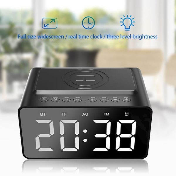 other clocks & accessories smart speaker alarm clock cell phone wireless charging digital radio bluetooth-compatible portable led bedside
other clocks & accessories smart speaker alarm clock cell phone wireless charging digital radio bluetooth-compatible portable led bedside