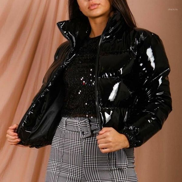 down parka outcoat zipper jacket autumn winter women bright pu puffer jackets warm bubble coat pink cute cropped xxl women's & parkas, Black
down parka outcoat zipper jacket autumn winter women bright pu puffer jackets warm bubble coat pink cute cropped xxl women's & parkas, Black