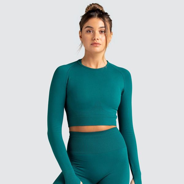 women's tracksuits 2021 nirvana knitted seamless slim long sleeve yoga fitness suit, Gray
women's tracksuits 2021 nirvana knitted seamless slim long sleeve yoga fitness suit, Gray