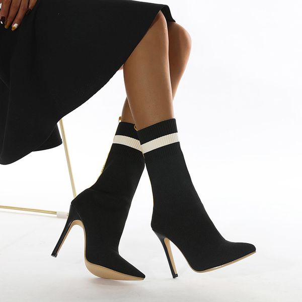 stretch cloth fashion womens boots plus35-42 letter socks-boots ultra-fine high-heels womens shoes pointed toes black boots
stretch cloth fashion womens boots plus35-42 letter socks-boots ultra-fine high-heels womens shoes pointed toes black boots