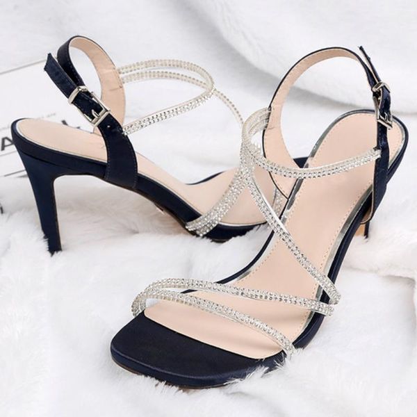 dress shoes 2021 summer women gladiator sandals platformthin high heel crystal ankle strap elegant wedding ladies zapatos de mujer, Black
dress shoes 2021 summer women gladiator sandals platformthin high heel crystal ankle strap elegant wedding ladies zapatos de mujer, Black