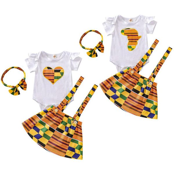 girl's three piece set infant's sleeve cartoon printed romper irregular pattern skirt hair band for born clothing sets, White
girl's three piece set infant's sleeve cartoon printed romper irregular pattern skirt hair band for born clothing sets, White