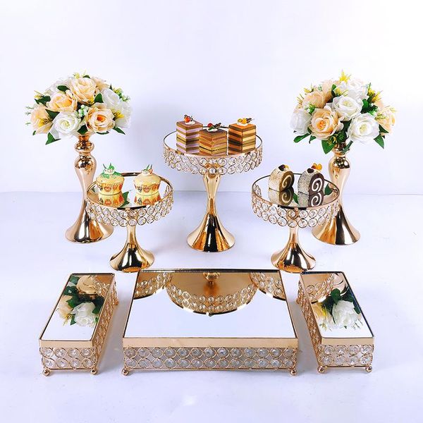 other bakeware 8pcs crystal metal cake stand set acrylic mirror cupcake decorations dessert pedestal wedding party display tray
other bakeware 8pcs crystal metal cake stand set acrylic mirror cupcake decorations dessert pedestal wedding party display tray