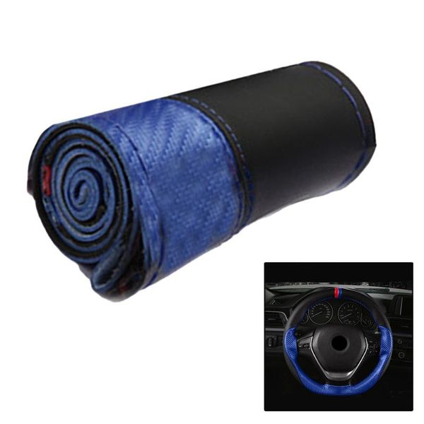 steering wheel covers blue cover leather with needles thread 38cm 38cm(l) x 10.2cm(w) high quality
steering wheel covers blue cover leather with needles thread 38cm 38cm(l) x 10.2cm(w) high quality