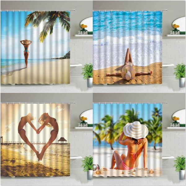 shower curtains girl beach ocean palm tree landscape 3d printed waterproof bath curtain home bathroom decor cloth with hook
shower curtains girl beach ocean palm tree landscape 3d printed waterproof bath curtain home bathroom decor cloth with hook