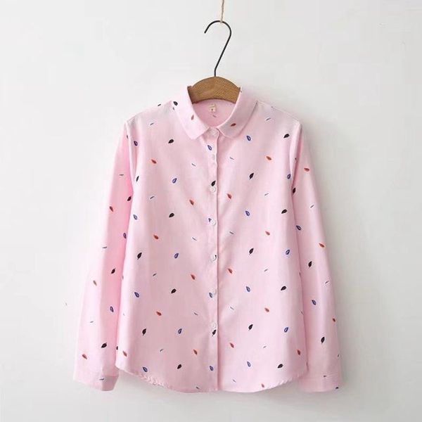 women's blouses & shirts print women 2021 autumn clothes plus size loose pink blusa feminina long sleeve blouse cotton sl87, White
women's blouses & shirts print women 2021 autumn clothes plus size loose pink blusa feminina long sleeve blouse cotton sl87, White