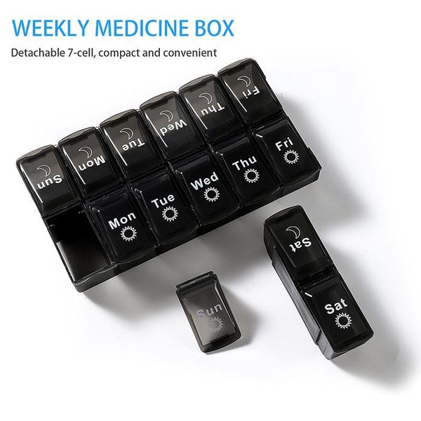 storage bottles & jars 14 grids weekly case 7 days box tablet dispenser organizer splitters plastic boxes with clip lid
storage bottles & jars 14 grids weekly case 7 days box tablet dispenser organizer splitters plastic boxes with clip lid