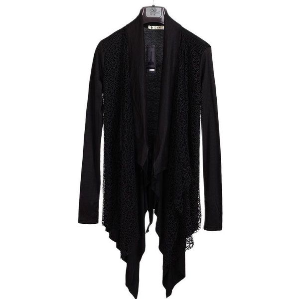 men's trench coats spring autumn men knitted long coat mesh patchwork jacket man korean style vintage cardigan chaqueta hombre, Tan;black
men's trench coats spring autumn men knitted long coat mesh patchwork jacket man korean style vintage cardigan chaqueta hombre, Tan;black
