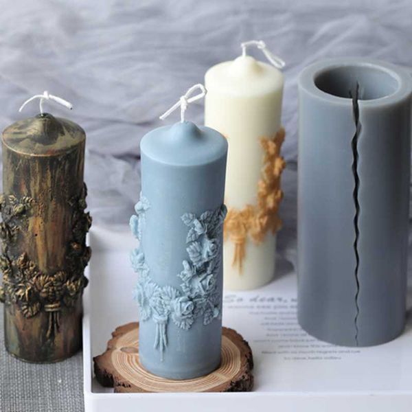 craft tools carved cylindrical pattern candle mold european style diy retro flower scented silicone mould bougie making supplies
craft tools carved cylindrical pattern candle mold european style diy retro flower scented silicone mould bougie making supplies