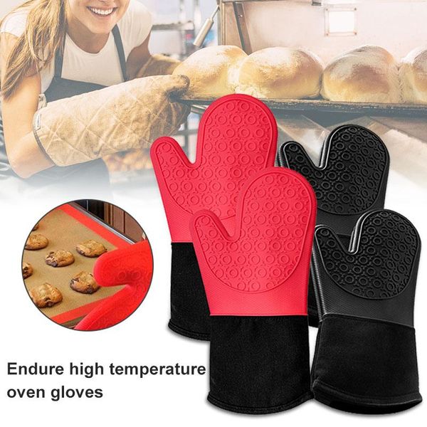 pcs professional silicone oven mitts gloves heat resistant non-slip home kitchen cooking baking microwave hogard 
pcs professional silicone oven mitts gloves heat resistant non-slip home kitchen cooking baking microwave hogard