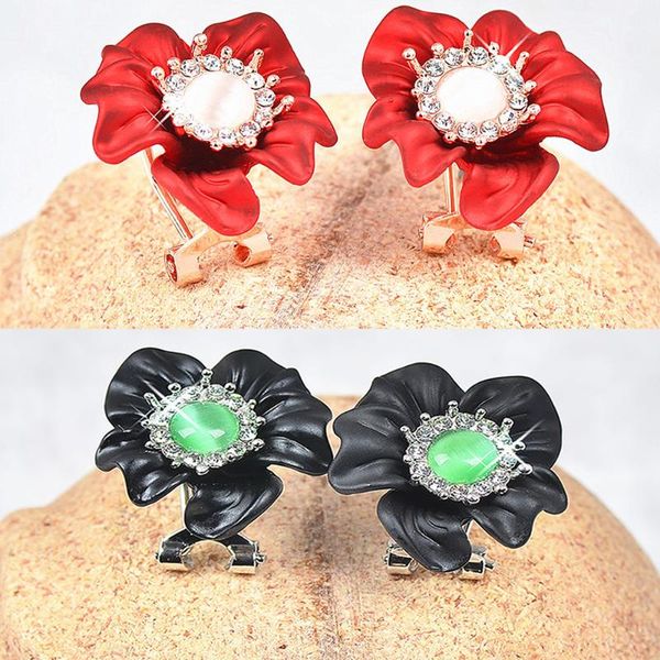 stud korean fashion lovely crystal flower opal ear clip five-petal earrings women geometric jewelry party gift, Golden;silver
stud korean fashion lovely crystal flower opal ear clip five-petal earrings women geometric jewelry party gift, Golden;silver