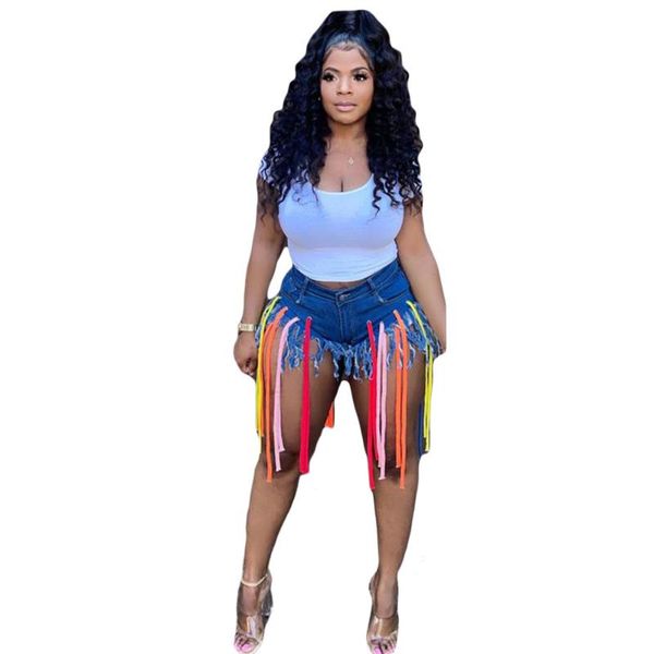 women's shorts rainbow long tassels patchwork denim for women high waist drawstring bodycon bottoms streetwear girls beach biker short, White;black
women's shorts rainbow long tassels patchwork denim for women high waist drawstring bodycon bottoms streetwear girls beach biker short, White;black