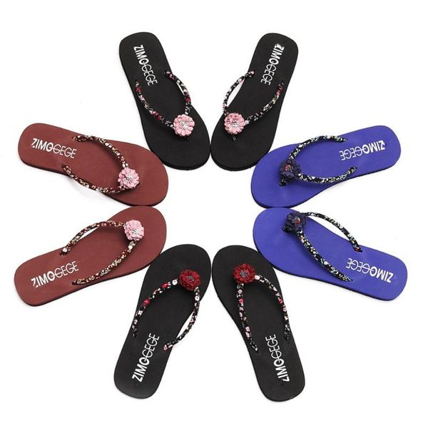 slippers summer bohemian women flip flops flower clip toe home ladies' flat beach shoesfenty beauty buty damskie kapcie e0218, Black
slippers summer bohemian women flip flops flower clip toe home ladies' flat beach shoesfenty beauty buty damskie kapcie e0218, Black