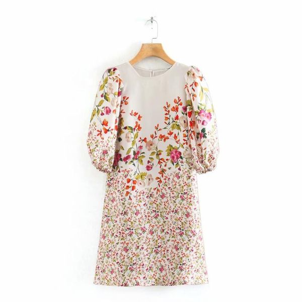 casual dresses women elegant flower print straight mini female o neck lantern sleeve vestidos chic party es ds3442, Black;gray
casual dresses women elegant flower print straight mini female o neck lantern sleeve vestidos chic party es ds3442, Black;gray