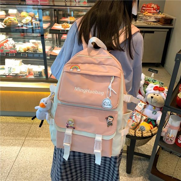 female korean backpack for girls school bags primary middle students large capacity girl cute backpacks schoolbag
female korean backpack for girls school bags primary middle students large capacity girl cute backpacks schoolbag
