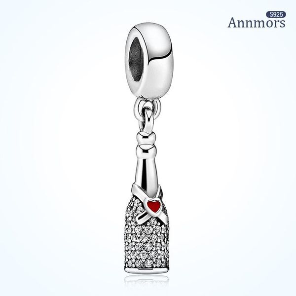 other 925 sterling silver red wine bottle bracelet pendant zircon with bow friends fits charms make jewelry gifts
other 925 sterling silver red wine bottle bracelet pendant zircon with bow friends fits charms make jewelry gifts