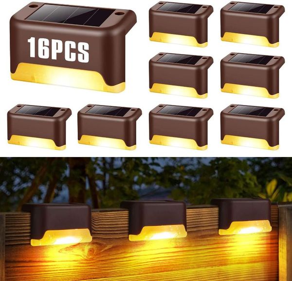 solar lamps 16pcs step light outdoor waterproof led stair fence lamp decoration garden landscape lighting for patio yard balcony
solar lamps 16pcs step light outdoor waterproof led stair fence lamp decoration garden landscape lighting for patio yard balcony