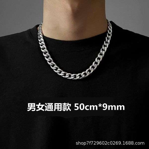 chains nknk chain, titanium steel, non-fading thick simple and hundred matching with cuban chain necklace, Silver
chains nknk chain, titanium steel, non-fading thick simple and hundred matching with cuban chain necklace, Silver