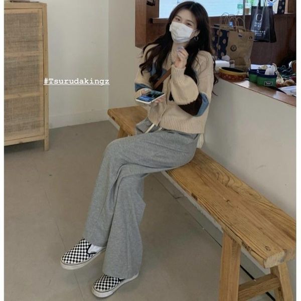 women's two piece pants 2021autumn western style youthful-looking fashion suit cardigan slimming sweater casual sports two-piece set, White
women's two piece pants 2021autumn western style youthful-looking fashion suit cardigan slimming sweater casual sports two-piece set, White