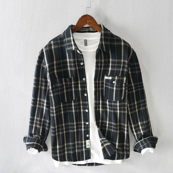 men's casual shirts z715 autumn men plaid shirt classic graphic tooling simple fashion urban student campus cotton lapel long sleeve, White;black
men's casual shirts z715 autumn men plaid shirt classic graphic tooling simple fashion urban student campus cotton lapel long sleeve, White;black
