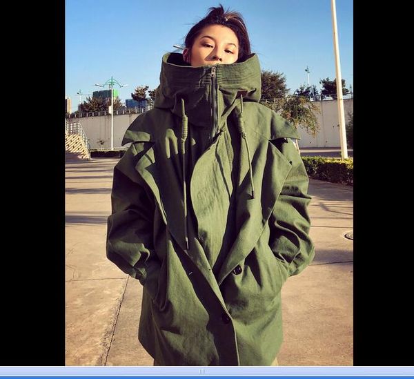 oversized women's jackets armygreen black zip up trench coat for women with hood long sleeve loose womens fashion windbreaker men, Black;brown
oversized women's jackets armygreen black zip up trench coat for women with hood long sleeve loose womens fashion windbreaker men, Black;brown