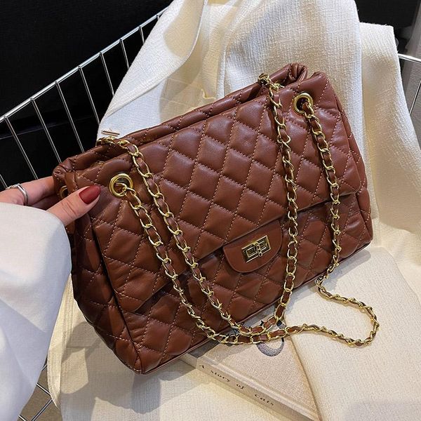 evening bags women's quilted one shoulder bag side pu leather lingge brand designer crossbody lady purses and handbags in trendy
evening bags women's quilted one shoulder bag side pu leather lingge brand designer crossbody lady purses and handbags in trendy