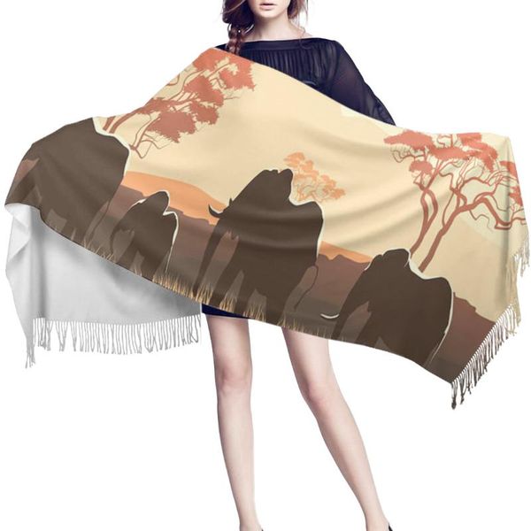 scarves elephant trees meadow alpine africa animal cashmere women scarf warm shawl pashmina head neck long winter for ladies, Blue;gray
scarves elephant trees meadow alpine africa animal cashmere women scarf warm shawl pashmina head neck long winter for ladies, Blue;gray