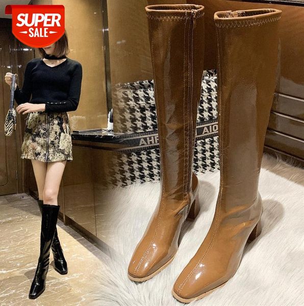 women's high-heeled boots are not knee-high, patent leather high boots, skinny soft net red #zc3i
women's high-heeled boots are not knee-high, patent leather high boots, skinny soft net red #zc3i
