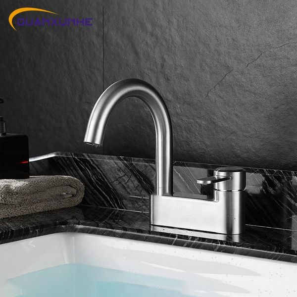 bathroom sink faucets quanxunhe 304 stainless steel double hole single handle brushed washbasin faucet and cold control tap accessories
bathroom sink faucets quanxunhe 304 stainless steel double hole single handle brushed washbasin faucet and cold control tap accessories