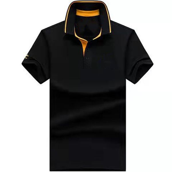 european and american trendy brand genuine men's polo shirt t-shirt cotton embroidery summer top, White;black
european and american trendy brand genuine men's polo shirt t-shirt cotton embroidery summer top, White;black
