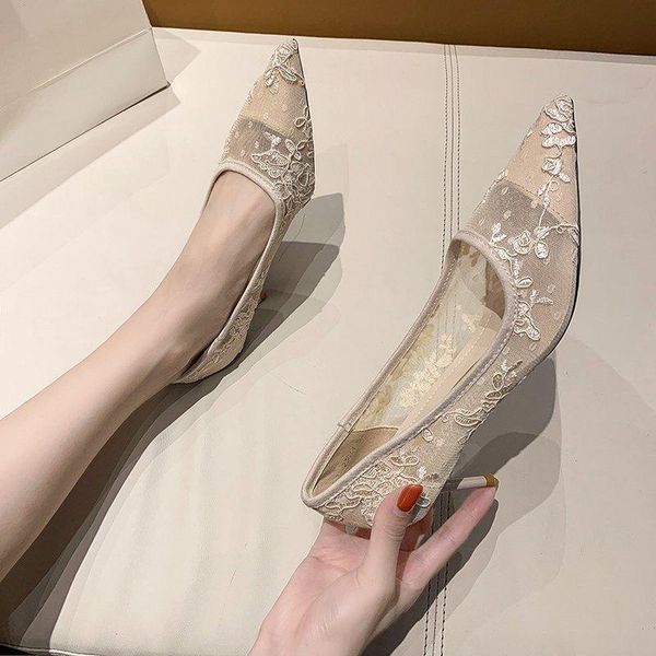 dress shoes summer women pumps fashion wedding high heels lace party pointed toe stiletto, Black
dress shoes summer women pumps fashion wedding high heels lace party pointed toe stiletto, Black