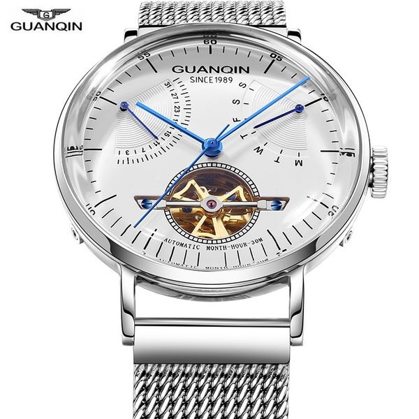 guanqin watches men gj16113 fire luxury automatic mechanical flight wheel rvs 2019, Slivery;brown
guanqin watches men gj16113 fire luxury automatic mechanical flight wheel rvs 2019, Slivery;brown