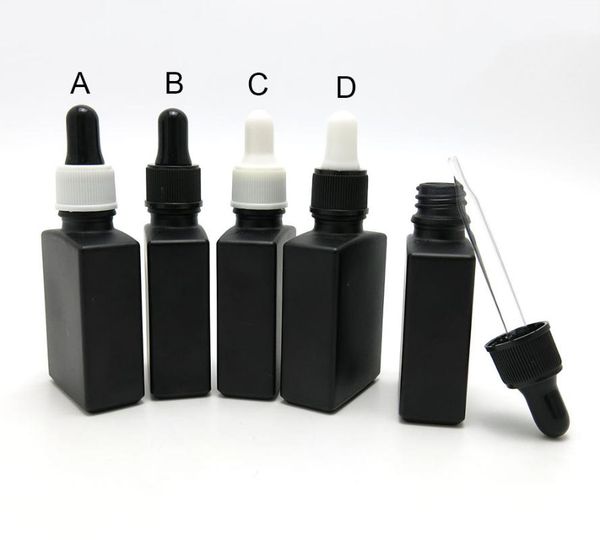 storage bottles & jars 30ml matte black square glass dropper bottle essengial oil refillable drop liquid pipette 10pcs/lot
storage bottles & jars 30ml matte black square glass dropper bottle essengial oil refillable drop liquid pipette 10pcs/lot