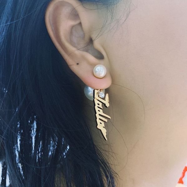 gold earrings new irregular pearl earrings front and rear s925 silver needle fashion sale, Golden;silver
gold earrings new irregular pearl earrings front and rear s925 silver needle fashion sale, Golden;silver