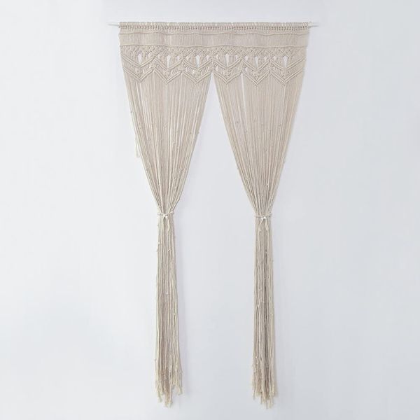95 * 180cm macrame tapestry cotton woven hand woven bohemian tapestry for room divider window door curtains wedding background
95 * 180cm macrame tapestry cotton woven hand woven bohemian tapestry for room divider window door curtains wedding background