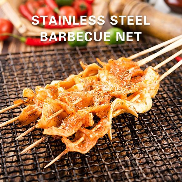 tools & accessories bbq grill stainless steel grilling meshes non-stick mat kitchen outdoor camping vegetables fish seafood
tools & accessories bbq grill stainless steel grilling meshes non-stick mat kitchen outdoor camping vegetables fish seafood
