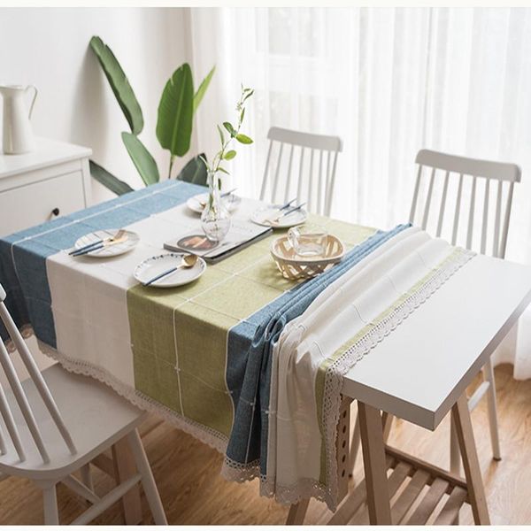 table cloth classic plaid stripes decorative linen tablecloth with lace rectangular cover dining
table cloth classic plaid stripes decorative linen tablecloth with lace rectangular cover dining